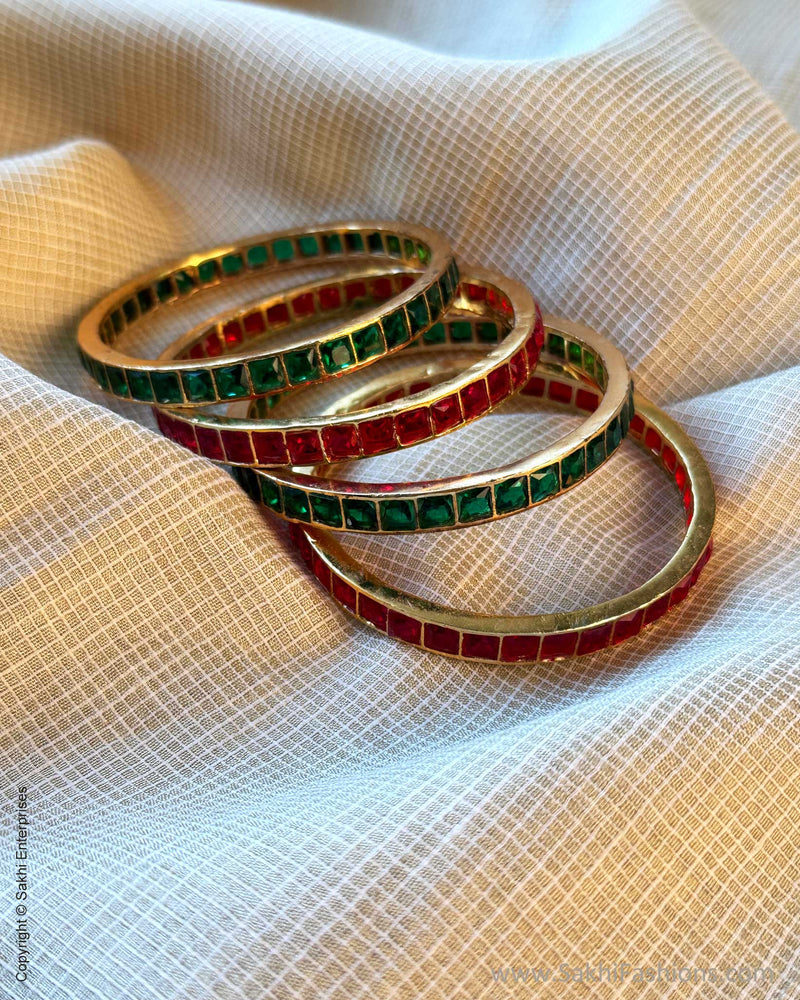 AJ-X15093R Red Green Bangles