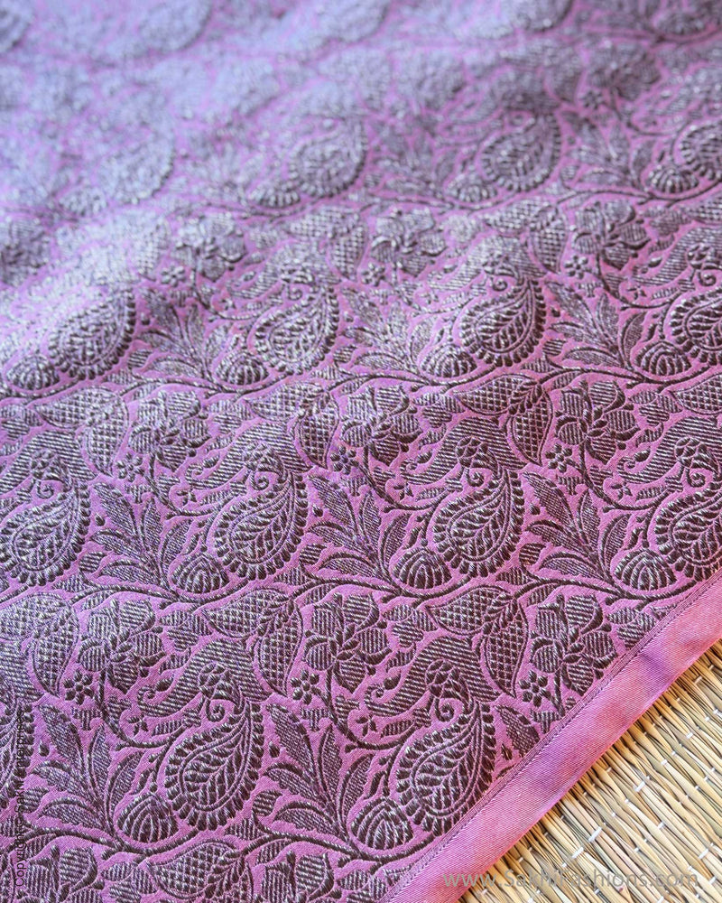 BL-X15173 Pink Banarsi Blouse