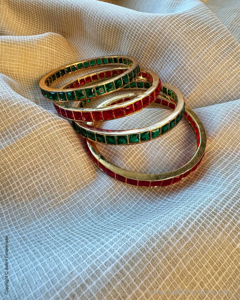 AJ-X15089 Green Bangles