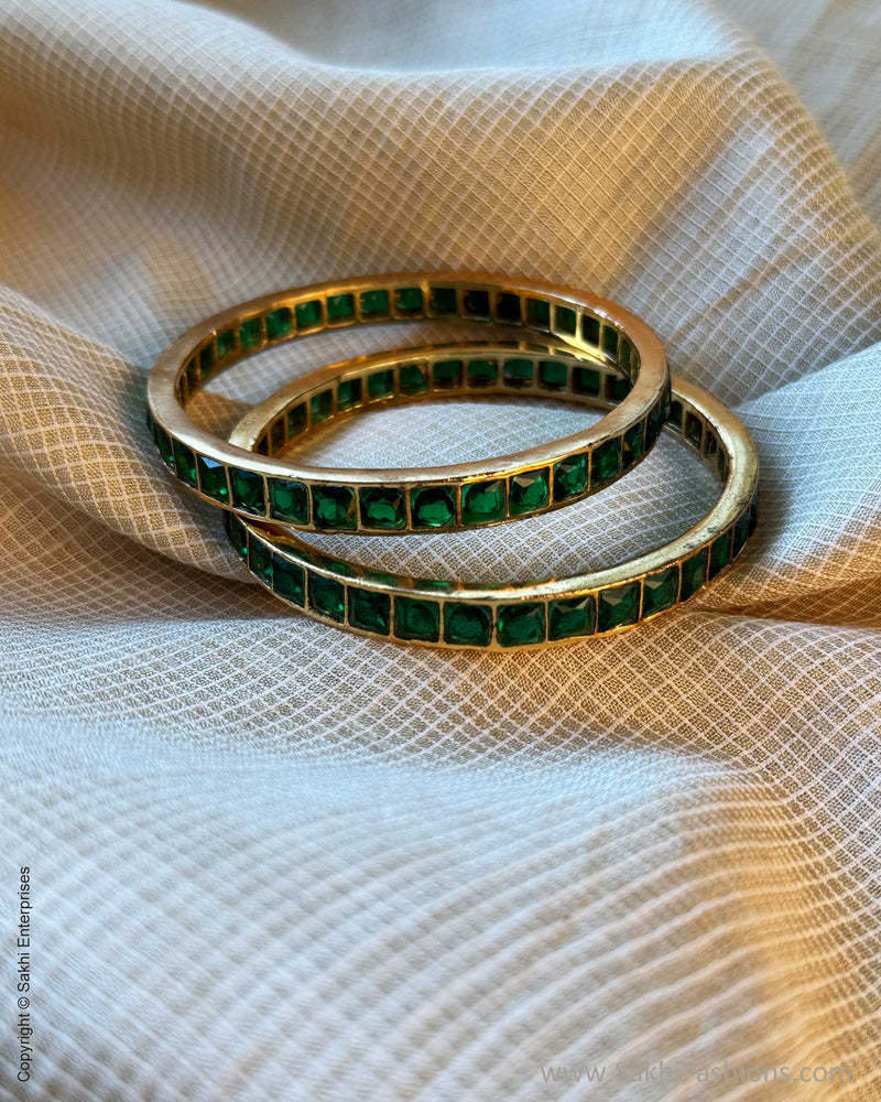 AJ-X15089 Green Bangles