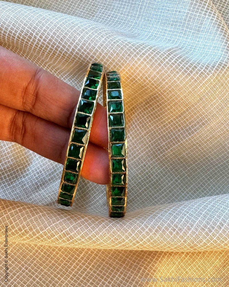 AJ-X15089 Green Bangles