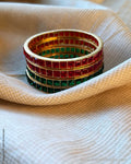 AJ-X15093R Red Green Bangles
