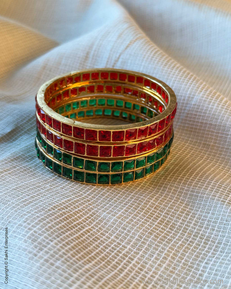 AJ-X15089 Green Bangles