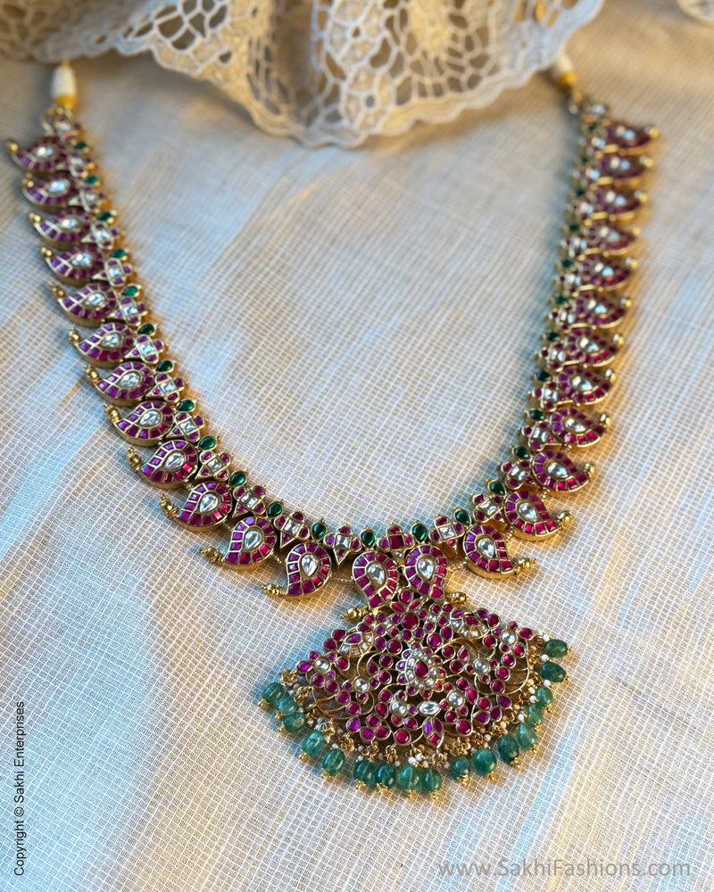 AJ-X15057 Statement Reversible Necklace Set