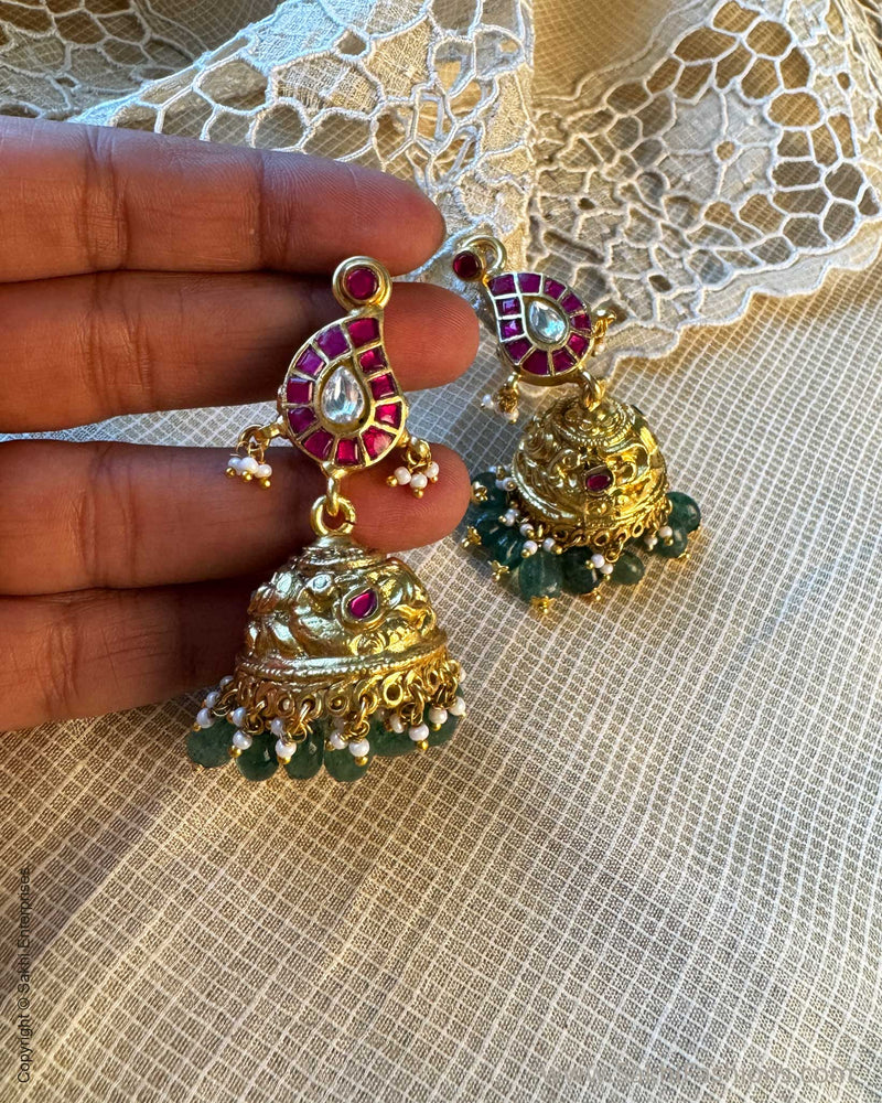 AJ-X15057E Statement Reversible Earring