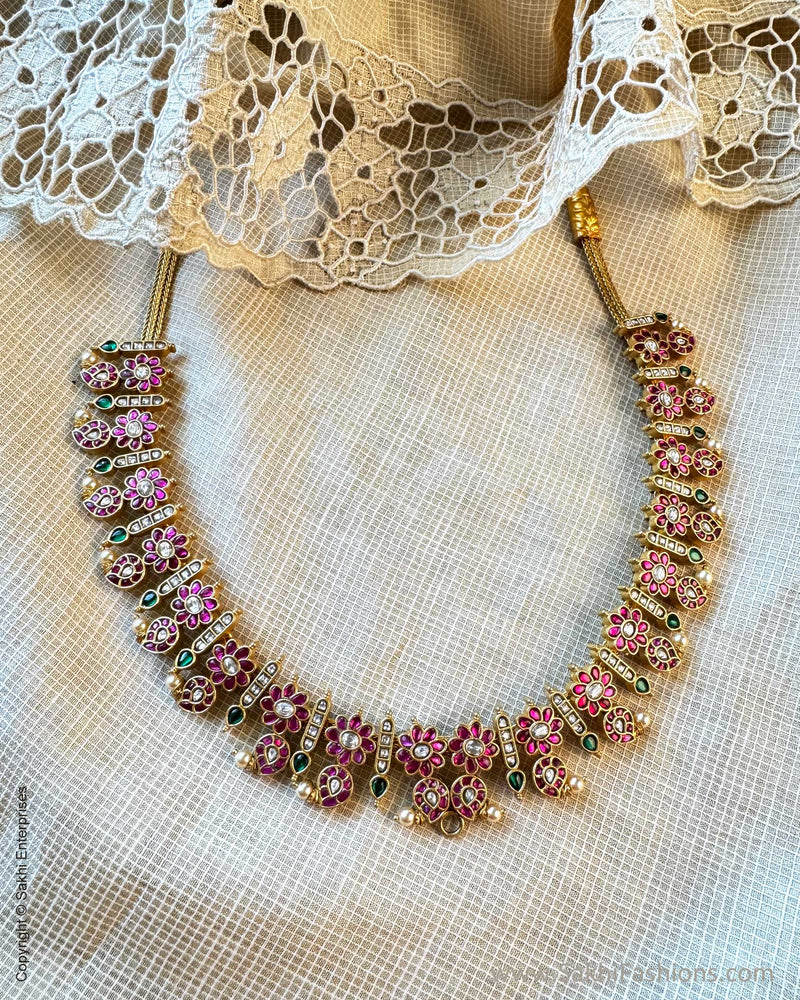 AJ-X13558 Statement Mango Necklace