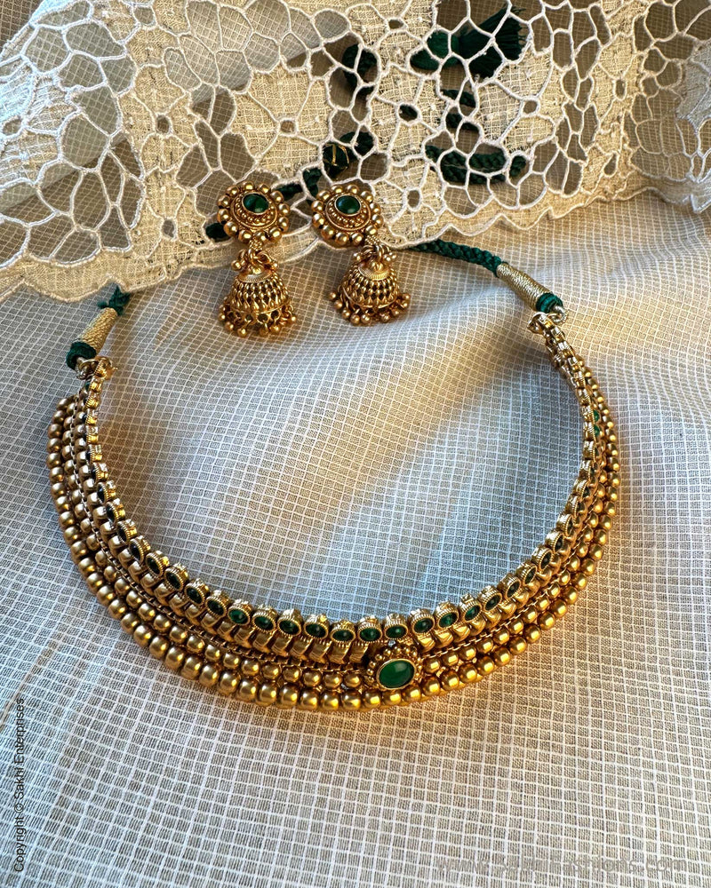 AJ-X15054 Statement necklace set
