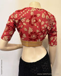 BL-W14843R Pink Kalamkari Blouse