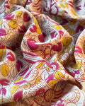 EE-R23123 - Beige &  Pure Silk Blouse Fabric