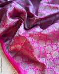 BL-X15909 Pink Banarsi Blouse