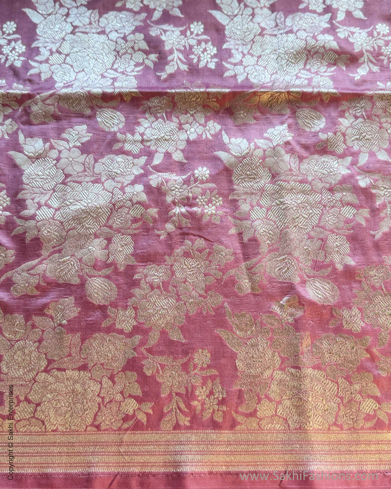 BL-F38578 Pink Banarsi RBlouse