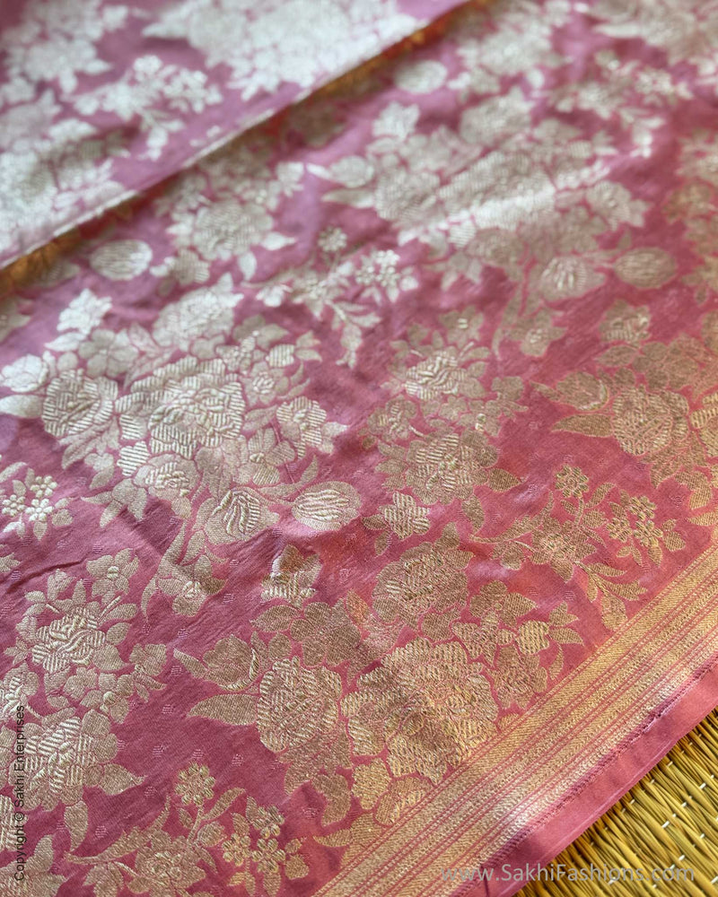 BL-F38578 Pink Banarsi RBlouse
