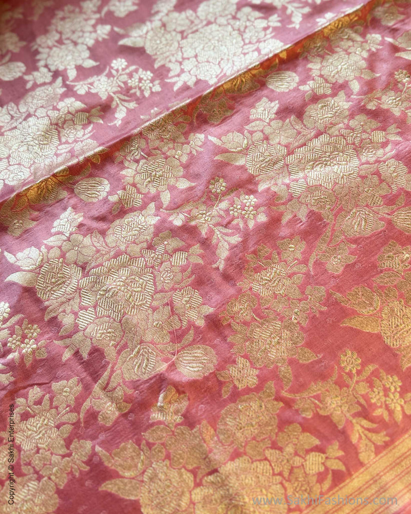 BL-F38578 Pink Banarsi RBlouse