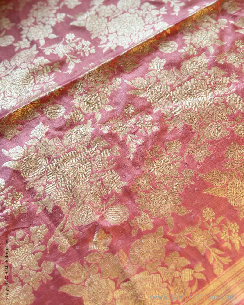 BL-F38578 Pink Banarsi RBlouse