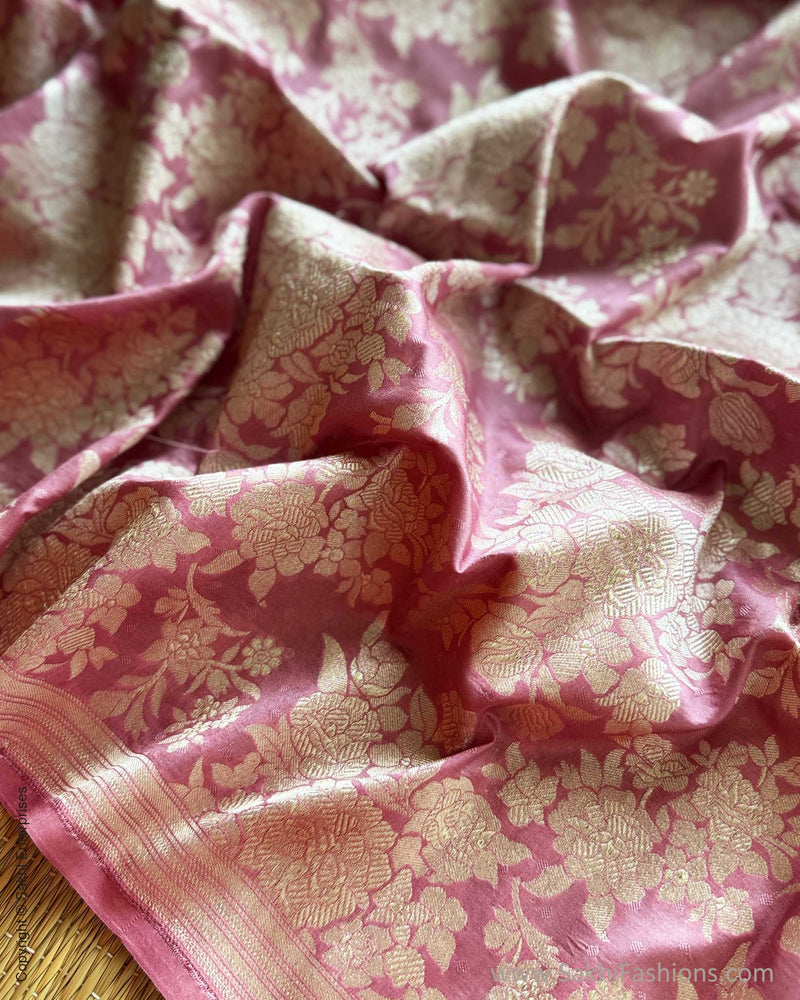 BL-F38578 Pink Banarsi RBlouse