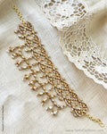 AS-X15754 Silver Gold Choker
