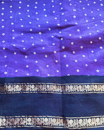 EE-X15967 Purple Sungudi sari