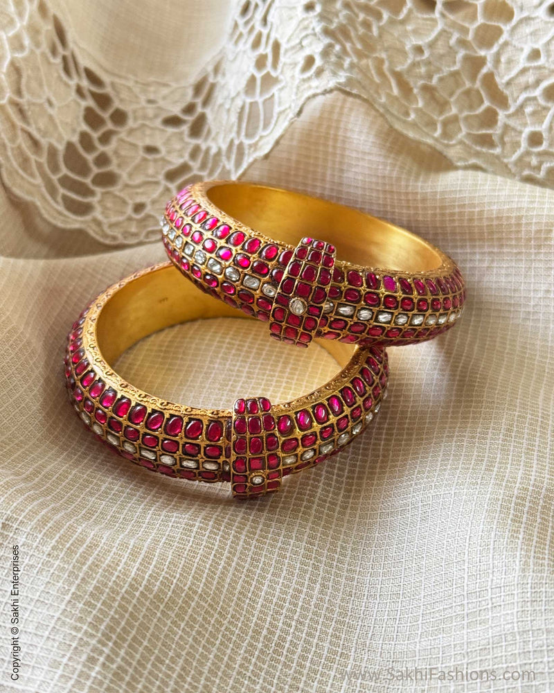 AS-X16711 Silver Gold Bangle