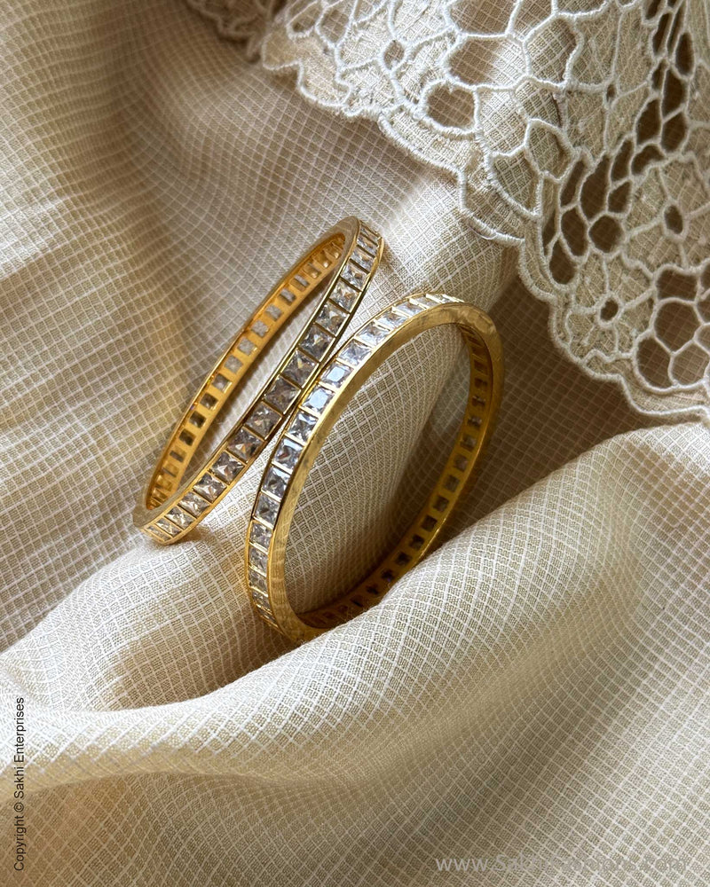 AJ-X16061 White BANGLES