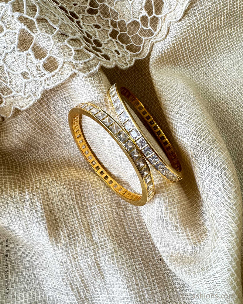 AJ-X16061 White BANGLES