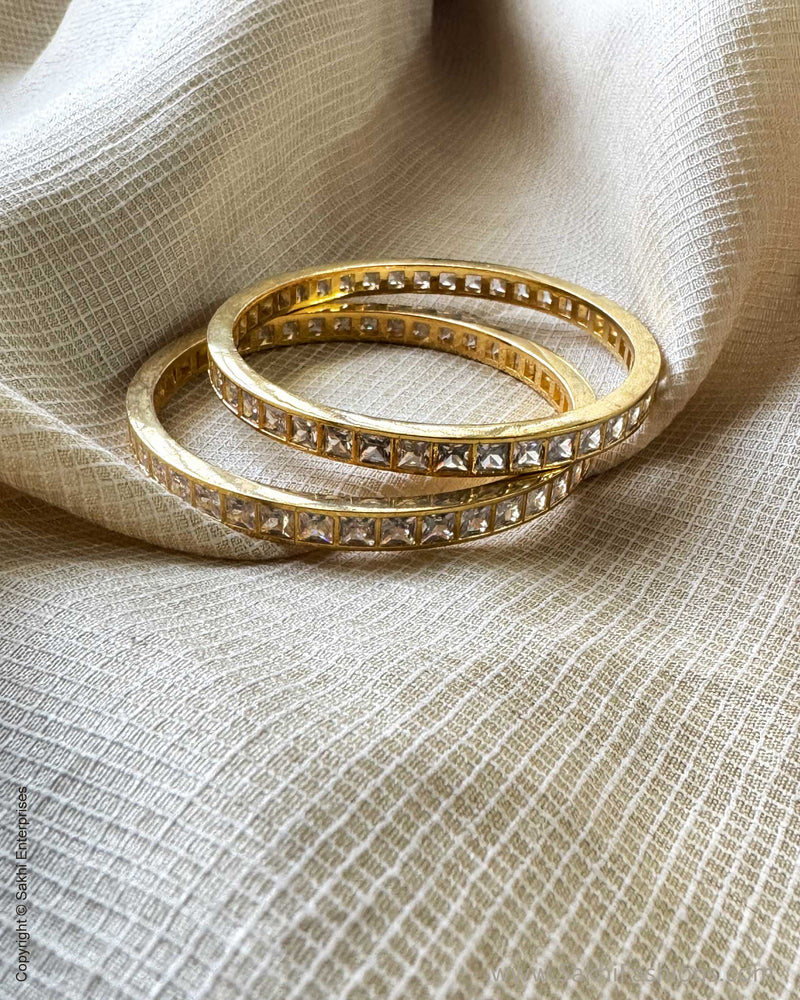 AJ-X16061 White BANGLES