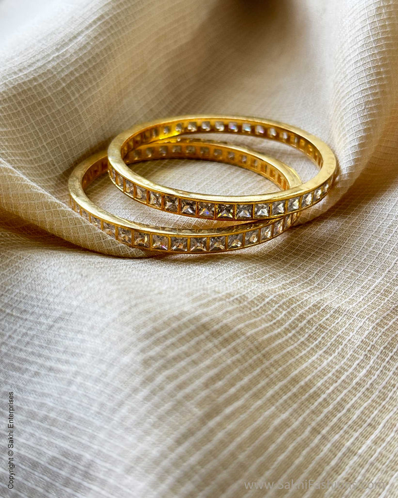 AJ-X16061 White BANGLES