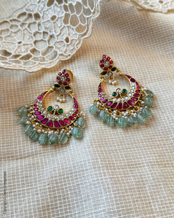 AJ-X15720 Gold Chandbali Earring