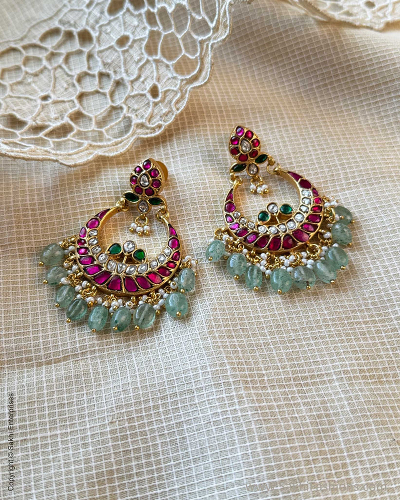 AJ-X15720 Gold Chandbali Earring