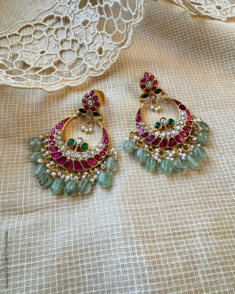 AJ-X15720 Gold Chandbali Earring