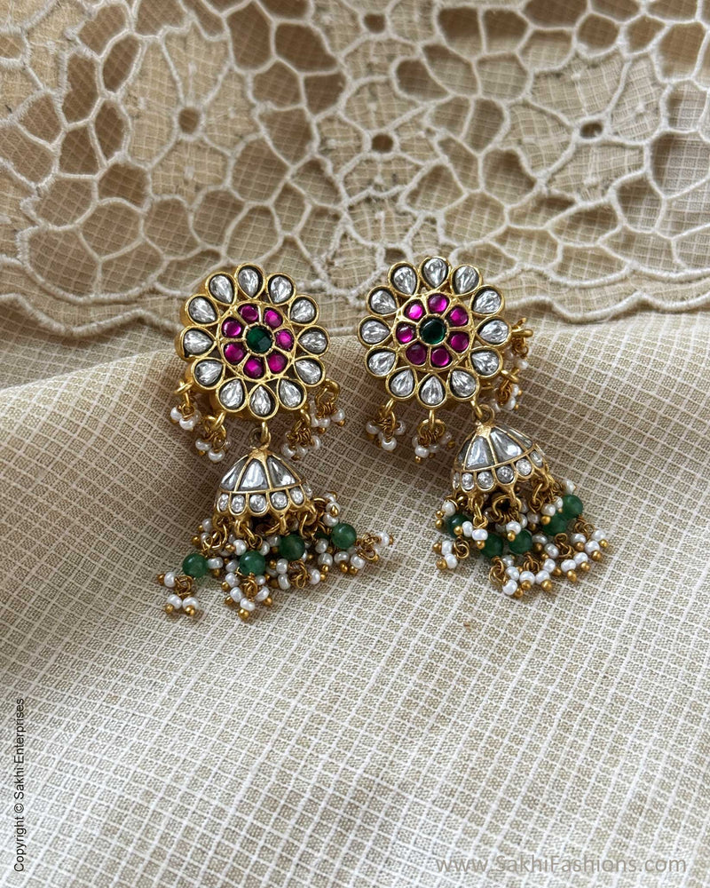AJ-X15723 Gold Jumka Earring