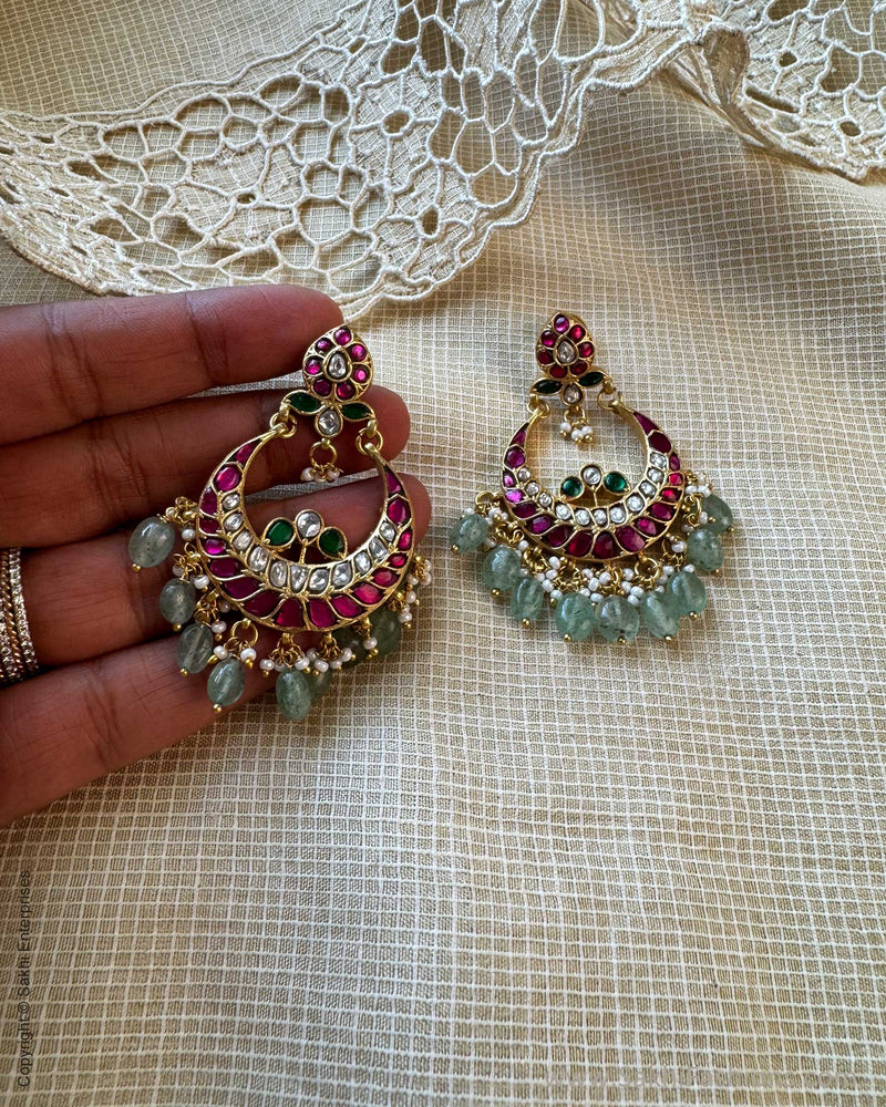 AJ-X15720 Gold Chandbali Earring