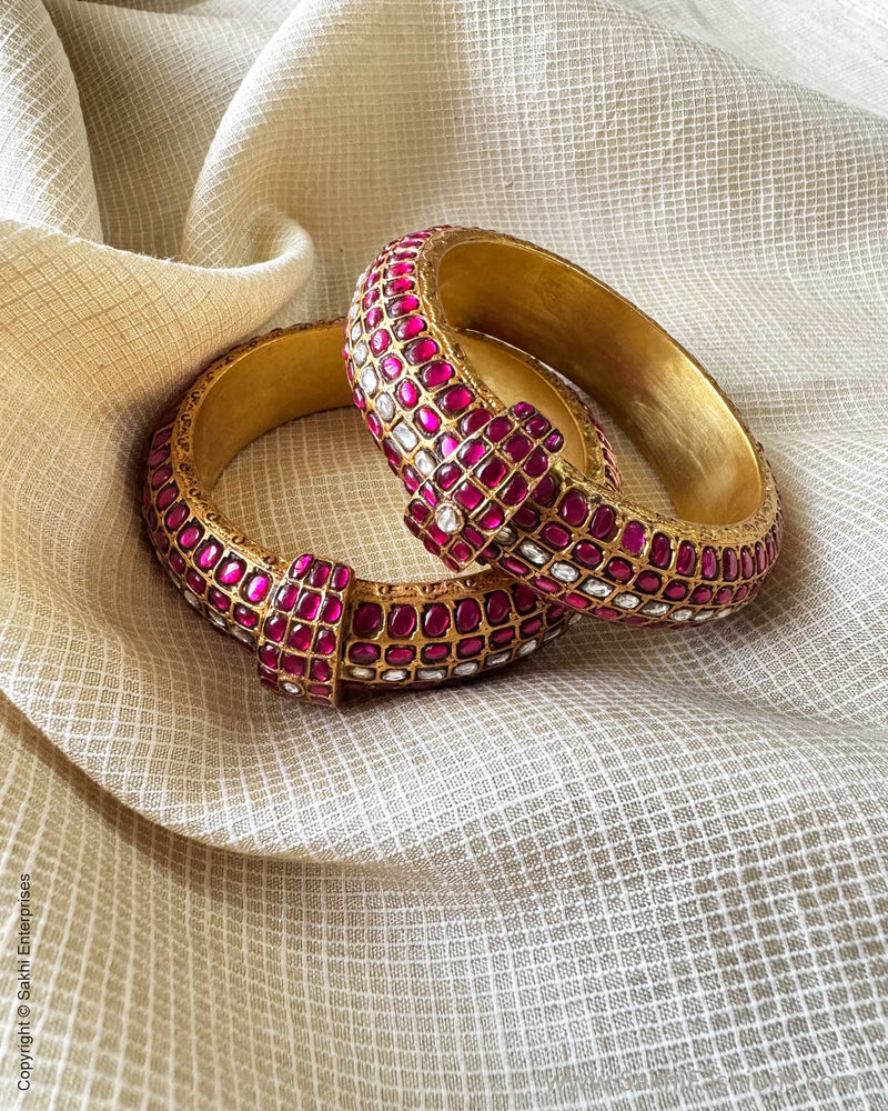 AS-X16711 Silver Gold Bangle