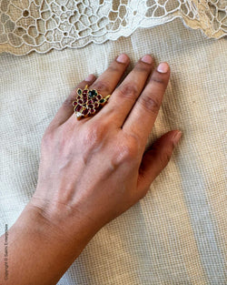 AJ-X17107 Statement Vanki ring