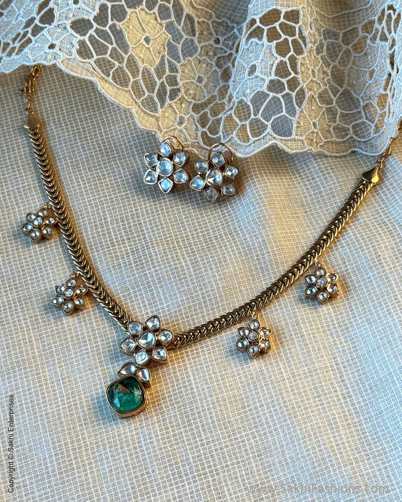 AJ-X17127 Gold Necklace Set