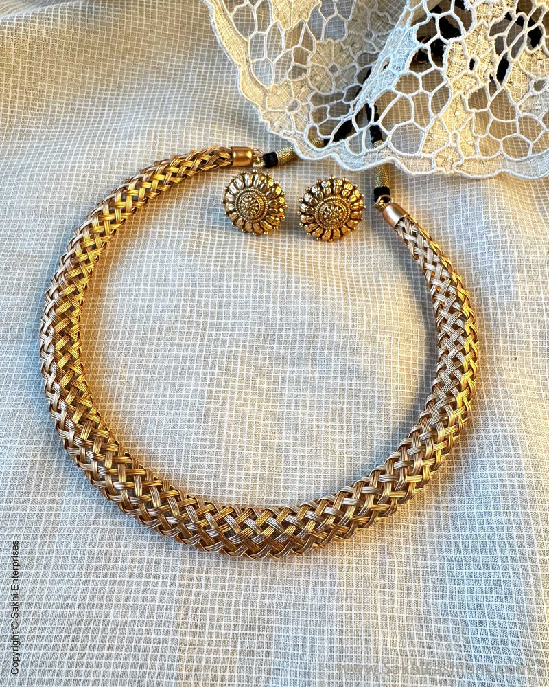 AJ-X17128 Gold Necklace set