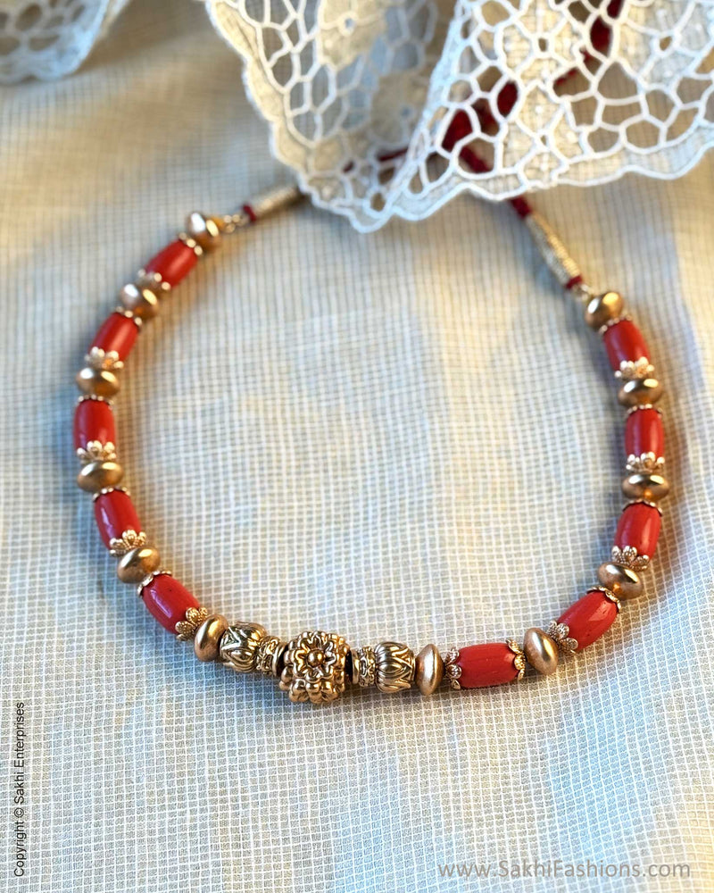 AJ-X17125 Coral Necklace set