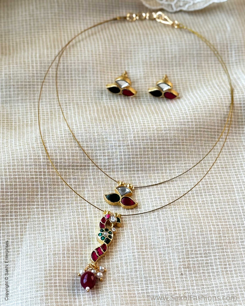 AJ-X17116 Gold Necklace Set