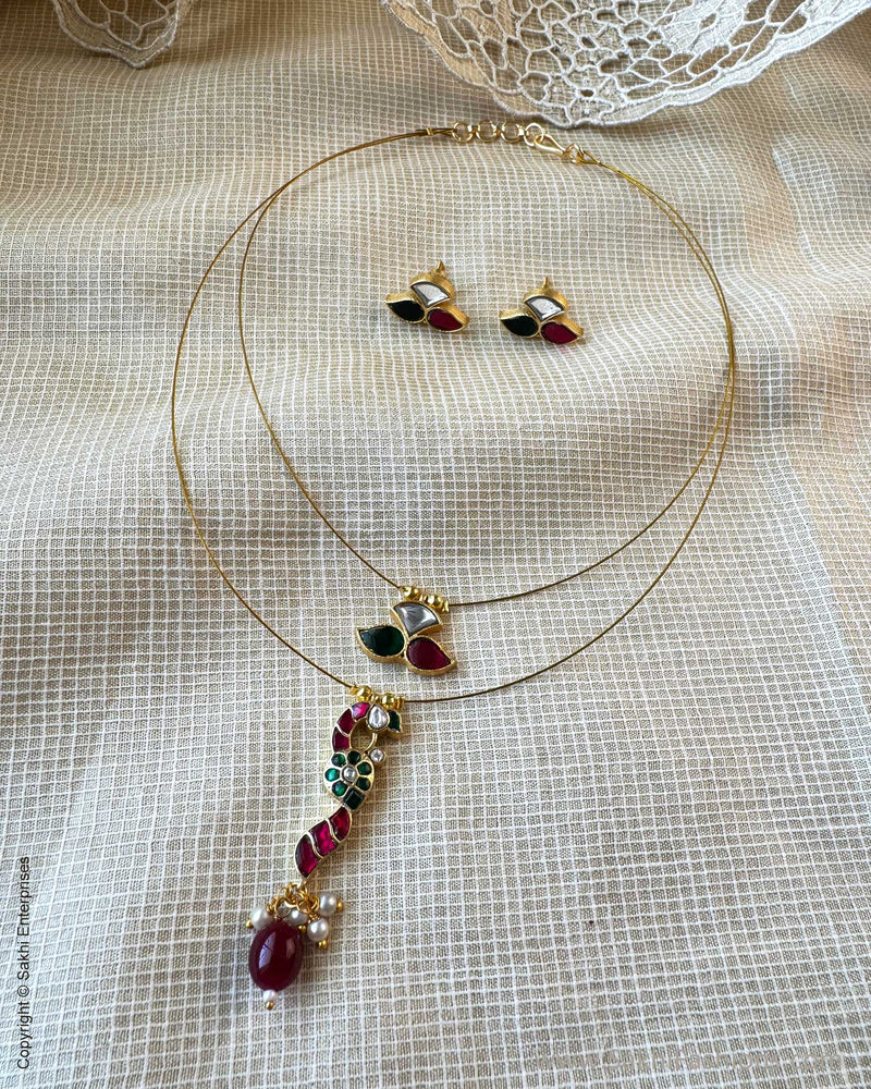 AJ-X17116 Gold Necklace Set