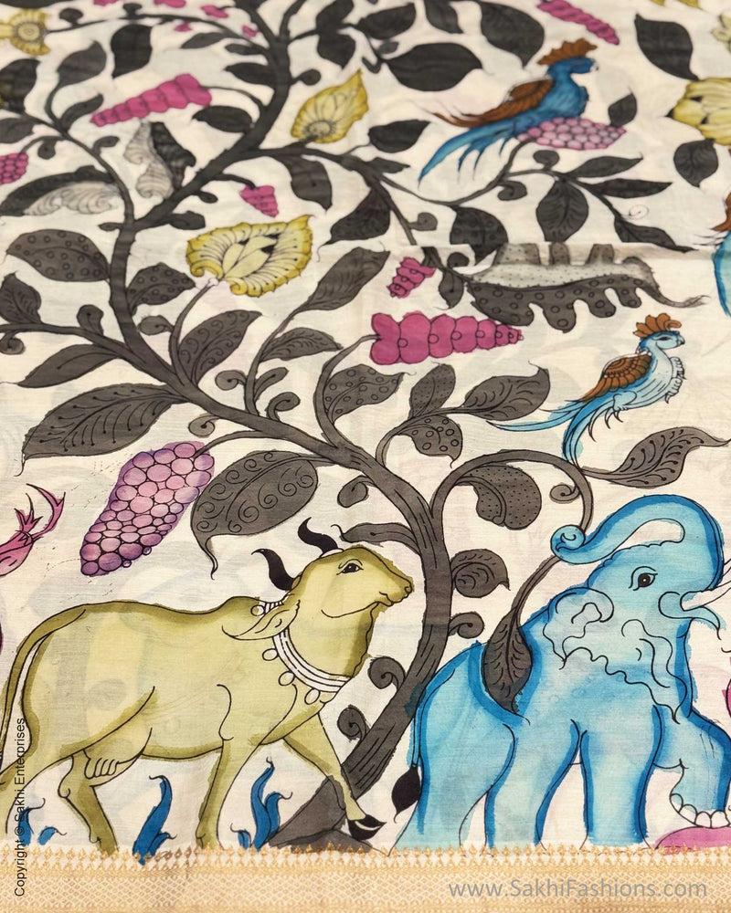 EE-X11886S  Kalamkari crossover Sari