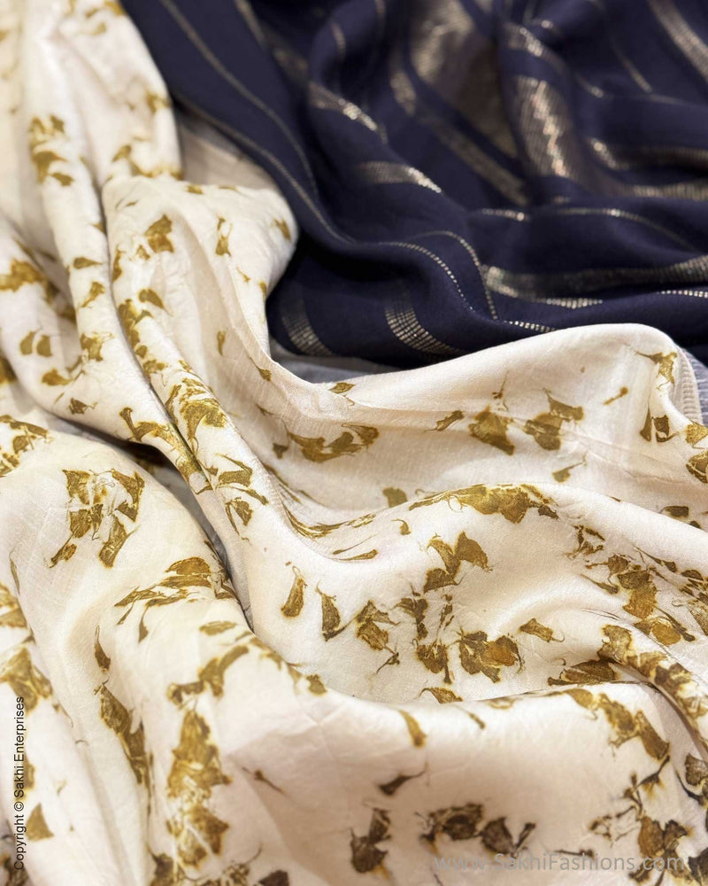 EE-X12213 Marigold eco print Kanchi Sari