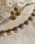 AJ-X11092 Gold Necklace set