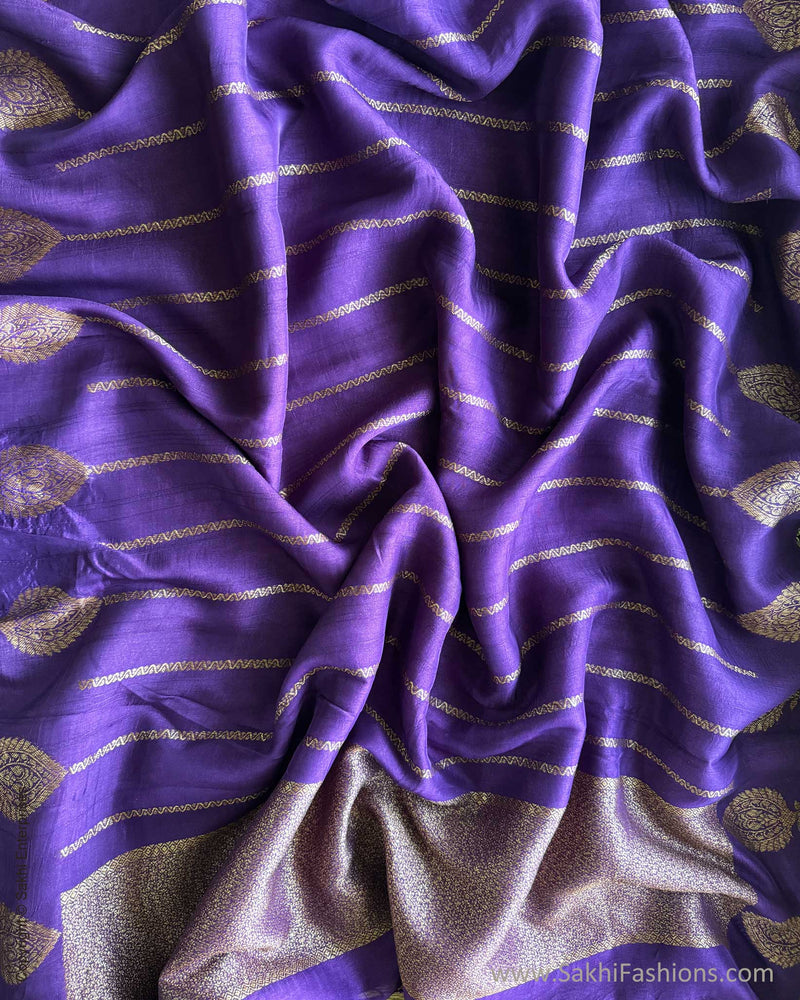 DP-X17255 Blue Banarsi Saree