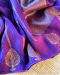DP-X17255 Purple Banarsi Saree