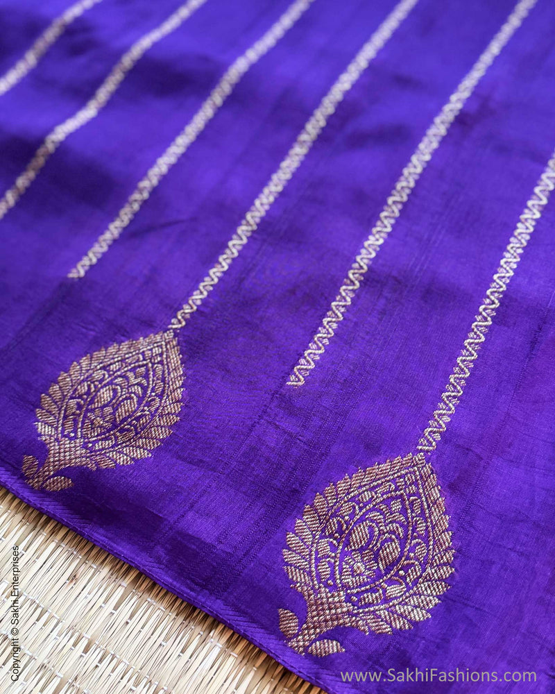 DP-X17255 Blue Banarsi Saree