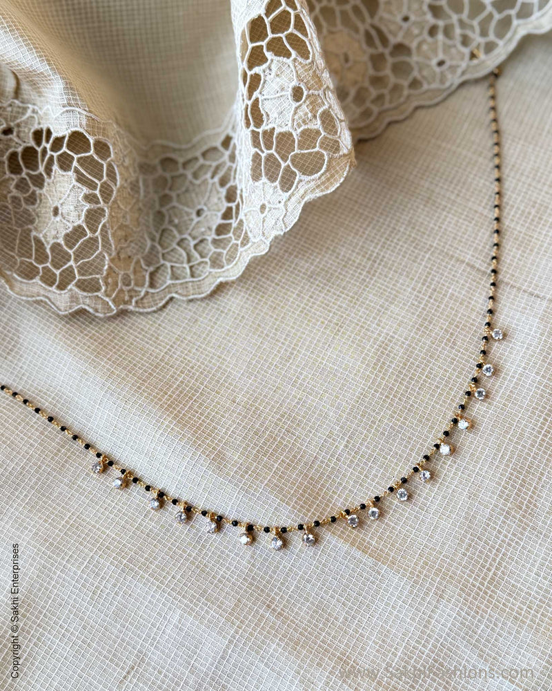 AJ-X13639 Black Pearls Necklace