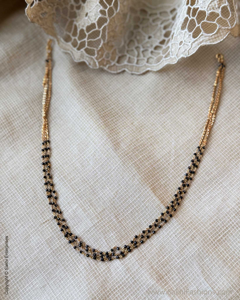 AJ-X13576 Black Pearls Necklace