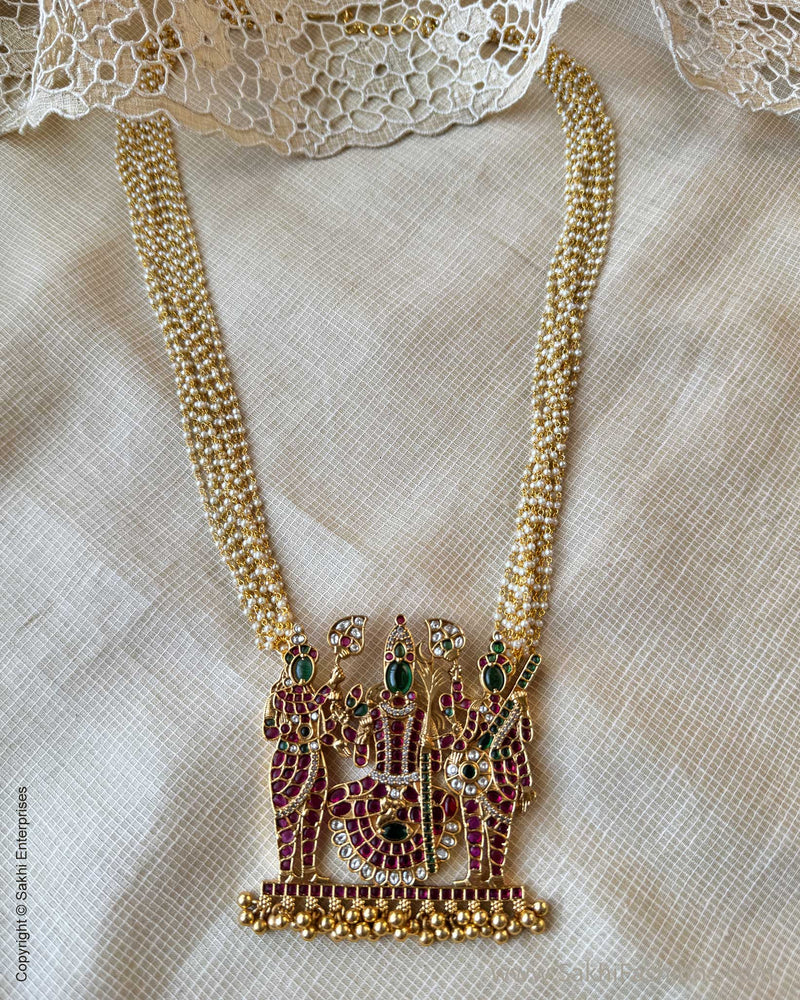 AJ-X17640 Gold Statement Necklace