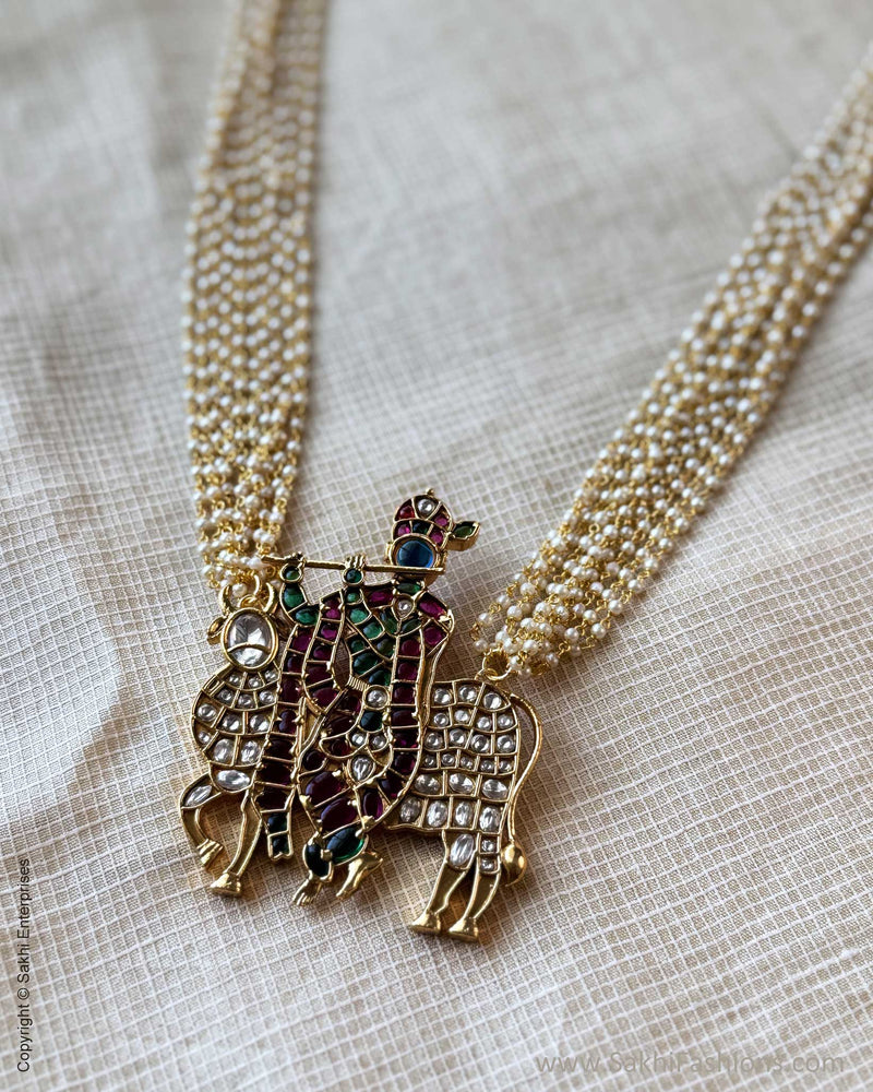 AJ-X17639 Gold Statement Necklace