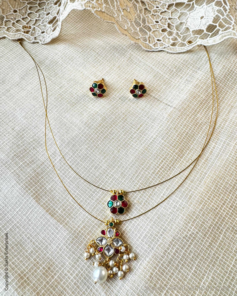 AJ-X17642 Gold Necklace Set