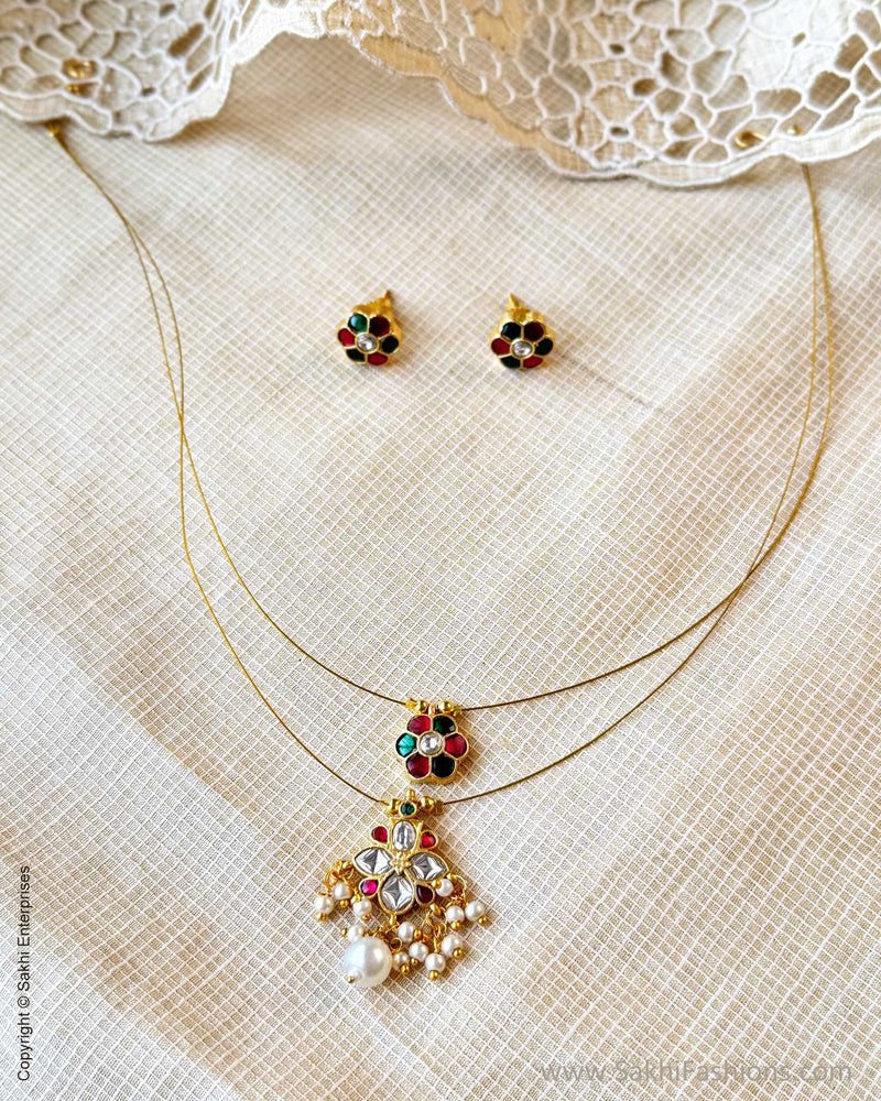 AJ-X17642 Gold Necklace Set